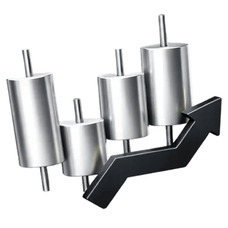 3D icon of a candlestick trading chart on the Nimbus Wertvane about page